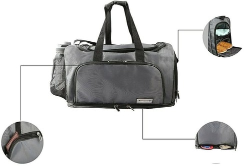 Gym travel duffle bag - bag, unisex