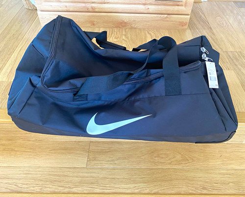 Nike black rolling duffle - black, bag
