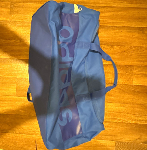 Adidas blue polyester duffle - adidas,