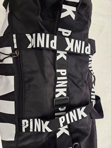 Pink large black white gym - pink,